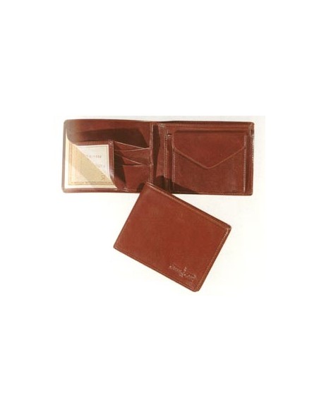 *wallet Gianni Conti 907022 leather cognac