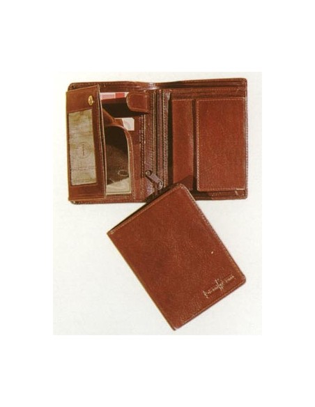 *wallet Gianni Conti 908037, cognac-brown leather