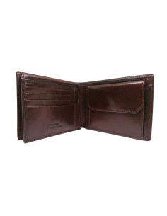 Leather wallet Gianni Conti 9407022-20 brown leather