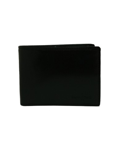 Leather wallet Gianni Conti 9407041-10 black leather