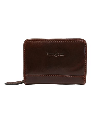 Leather wallet Gianni Conti 9407052-20 brown leather