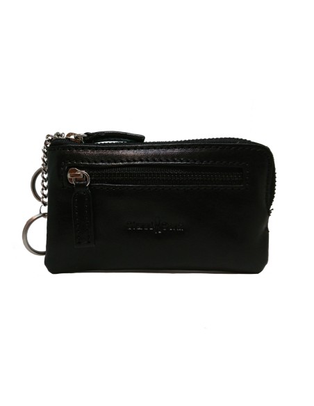 Leather keyholder Gianni Conti 9409073-10 black leather