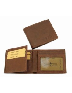 Leather wallet Gianni Conti brown