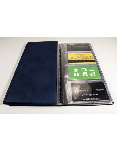 Visiitkaardimapp Prolexplast 96-le kaardile sinine
