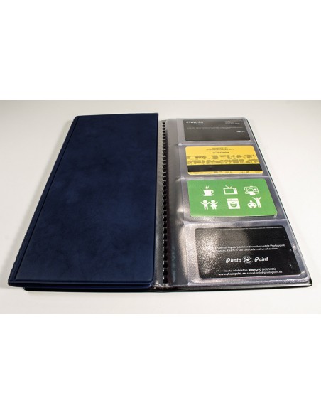 *Business cards book Prolexplast 096 blue