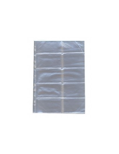 Panta Plast Pocket for business card book 10pcs on sheet