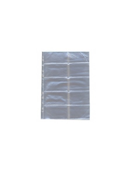 Panta Plast Pocket for business card book 10pcs on sheet