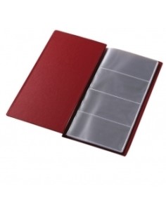 Business cards book Panta Plast 96 cards black