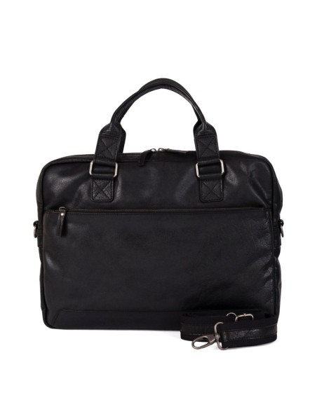 Leather handbag Gianni Conti black