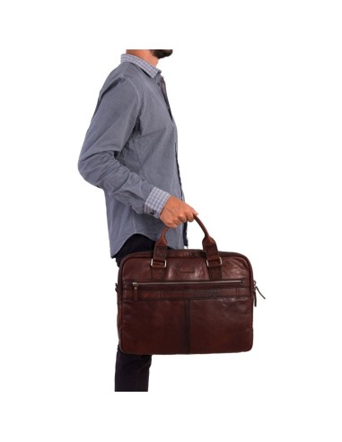 Leather handbag Gianni Conti tan