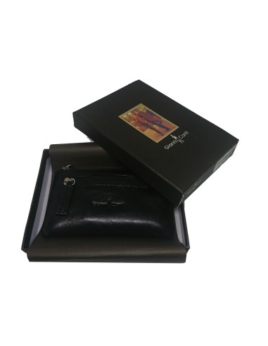 Leather keyholder Gianni Conti 919073-10 black leather