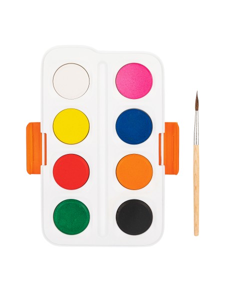 Watercolor Painting 8 colors, φ28mm ASST.