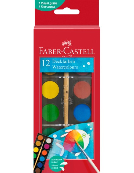 Faber-Castell Paint box of 12 colours
