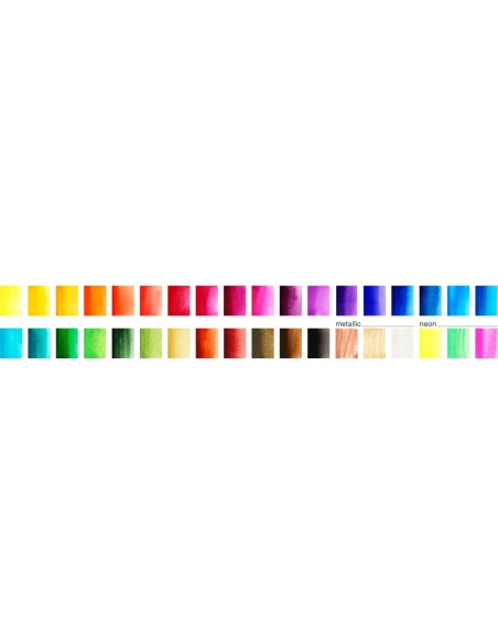 Watercolours in pans 36ct set
