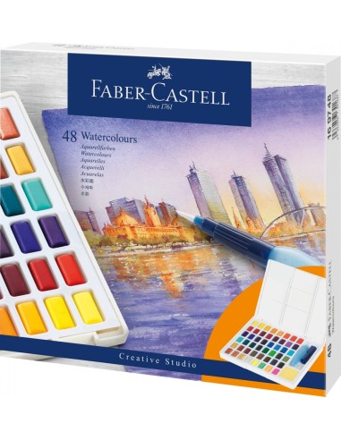 Vesivärvid Faber-Castell Creative Studio 48-värvi