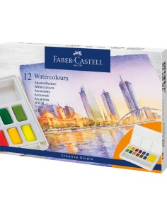 Vesivärvid Faber-Castell Creative Studio 12-värvi