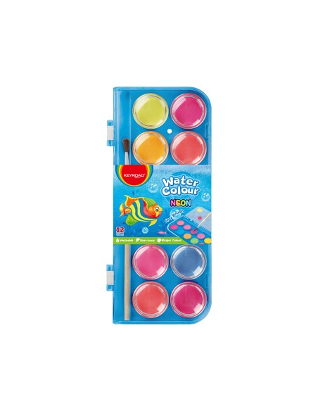 Vesivärvid Keyroad Neon 12-värvi 28mm