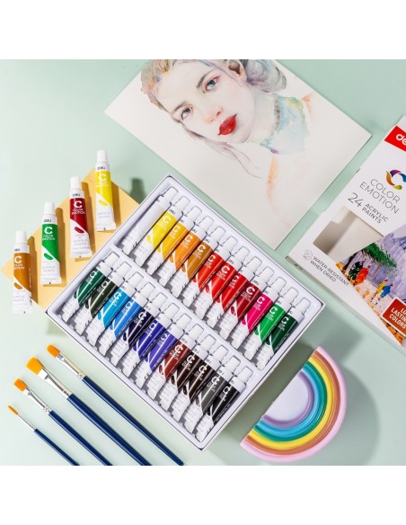 Gouache 24 colors,12ml/tube Asst.