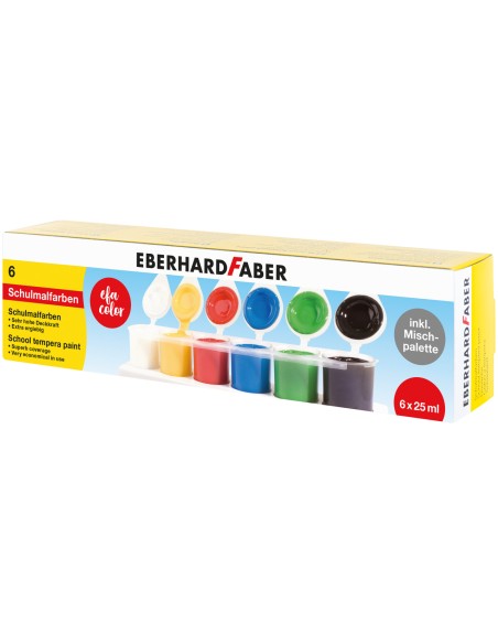 School tempera EFA Color paint 25 ml 6pc