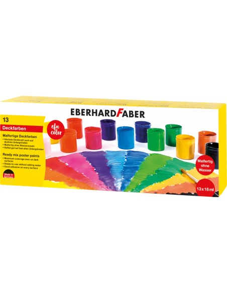 Plakativärv EberhardFaber 18ml 13-värvi