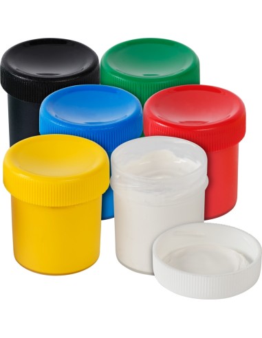 Tempera/Gouache colour 6 pots of 20 ml