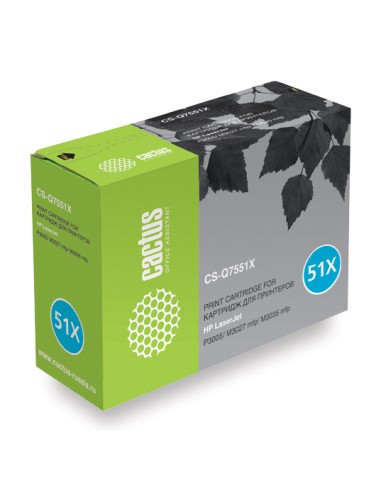*Analoguetoner HP Q7551X LJ P3005/M3035MFP/M3027MFP (12 000 pages)