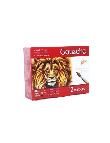 Gouache College 12-colours 20ml