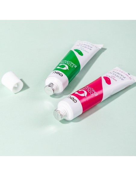 Akrüülvärvid DELI 12-värvi 12ml tuubis