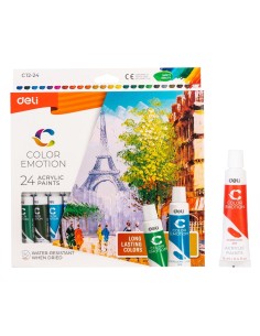Acrylic Colors 24 colors,12ml/tube Asst.
