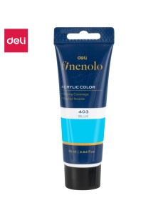 Akrüülvärv DELI Finenolo 75ml, sinine