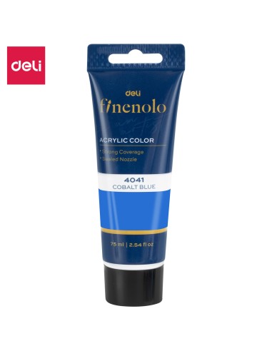 Akrüülvärv DELI Finenolo 75ml, koobaltsinine