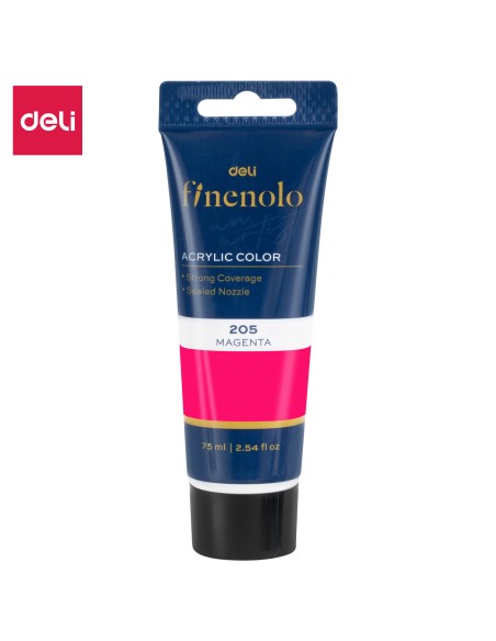 Akrüülvärv DELI Finenolo 75ml, roosa