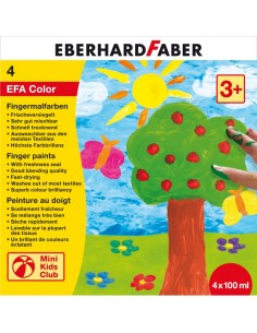 Finger Paints 4x100ml EberhardFaber