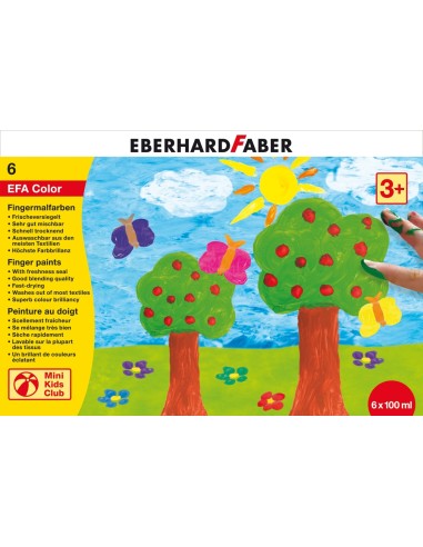 Näpuvärvid EberhardFaber 6x100ml