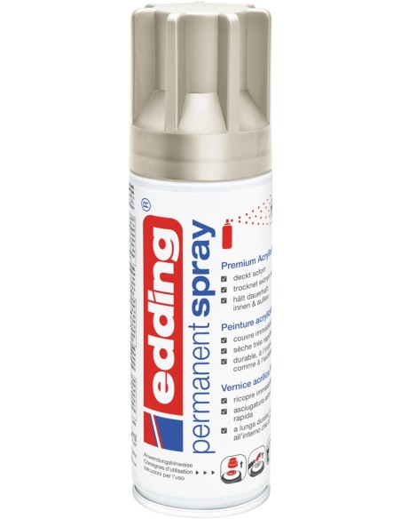 Akrüülvärv edding 5200 Premium acryllak 200ml pihustiga šampanja kuld