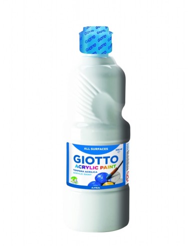 Akrüülvärv Fila Giotto 500ml, pudelis valge