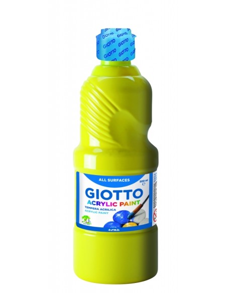 Giotto Acrylic Paint 500 MlBottle – yellow