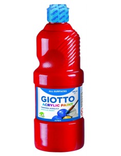 Giotto Acrylic Paint 500 MlBottle – red