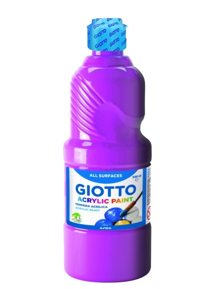 Giotto Acrylic Paint 500 MlBottle – magenta