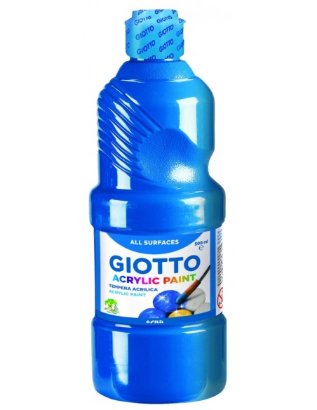 Giotto Acrylic Paint 500 MlBottle – cyan