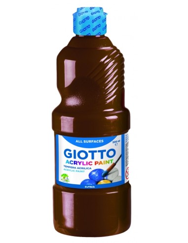 Akrüülvärv Fila Giotto 500ml, pudelis pruun