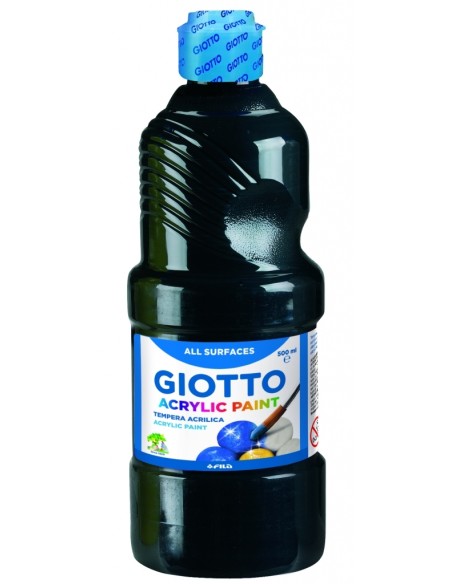 Akrüülvärv Fila Giotto 500ml, pudelis must