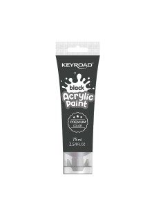 Akrüülvärv Keyroad 75ml, must