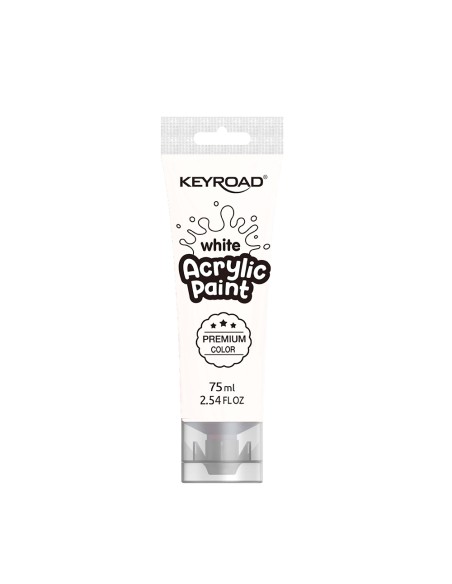 Acrylic paint 75ml,white color