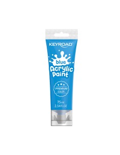 Acrylic paint 75ml,blue color