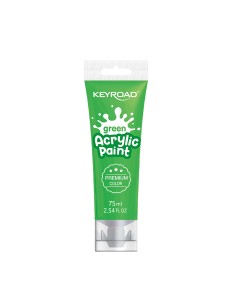 Acrylic paint 75ml,green color