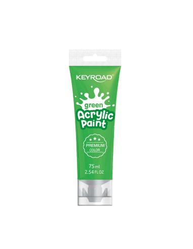 Acrylic paint 75ml,green color