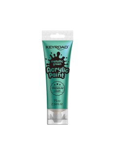 Akrüülvärv Keyroad 75ml, metallik roheline