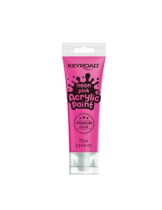Akrüülvärv Keyroad 75ml, neoon roosa