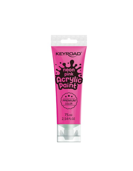 Akrüülvärv Keyroad 75ml, neoon roosa